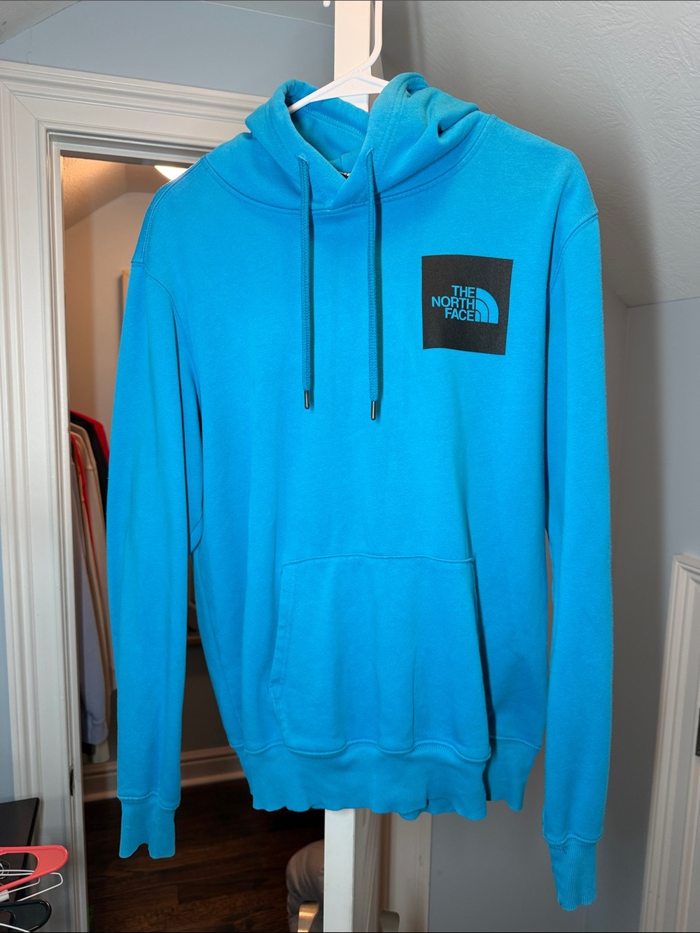 The North Face Men’s Teal Blue Pullover Hoodie